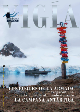Revista Vigía - Armada de Chile - La Dama Blanca inició el viaje